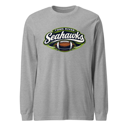 Performance | Long Sleeve Tee | Toms River Seahawks | Football Emblem Logo