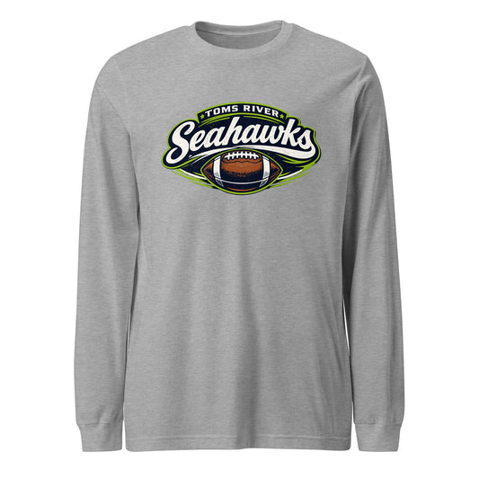 Performance | Long Sleeve Tee | Toms River Seahawks | Football Emblem Logo