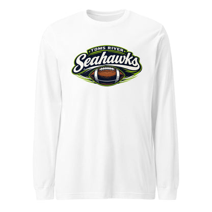 Performance | Long Sleeve Tee | Toms River Seahawks | Football Emblem Logo