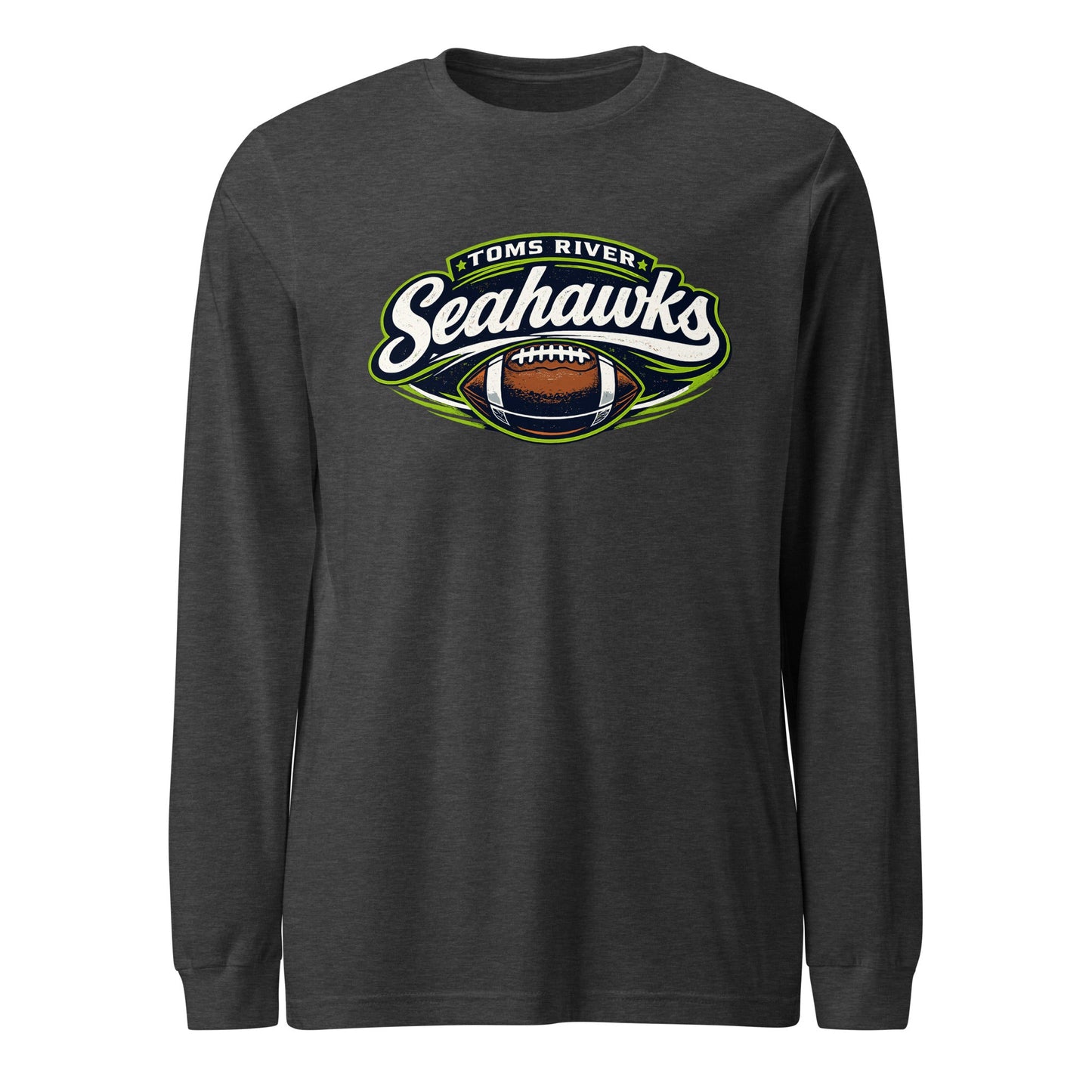 Performance | Long Sleeve Tee | Toms River Seahawks | Football Emblem Logo