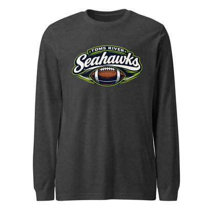 Performance | Long Sleeve Tee | Toms River Seahawks | Football Emblem Logo