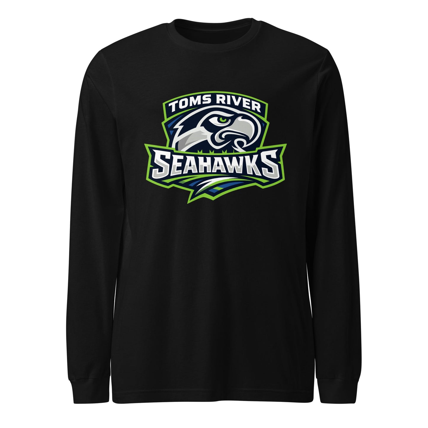 Performance | Long Sleeve Tee | Toms River Seahawks | Mascot Script Logo
