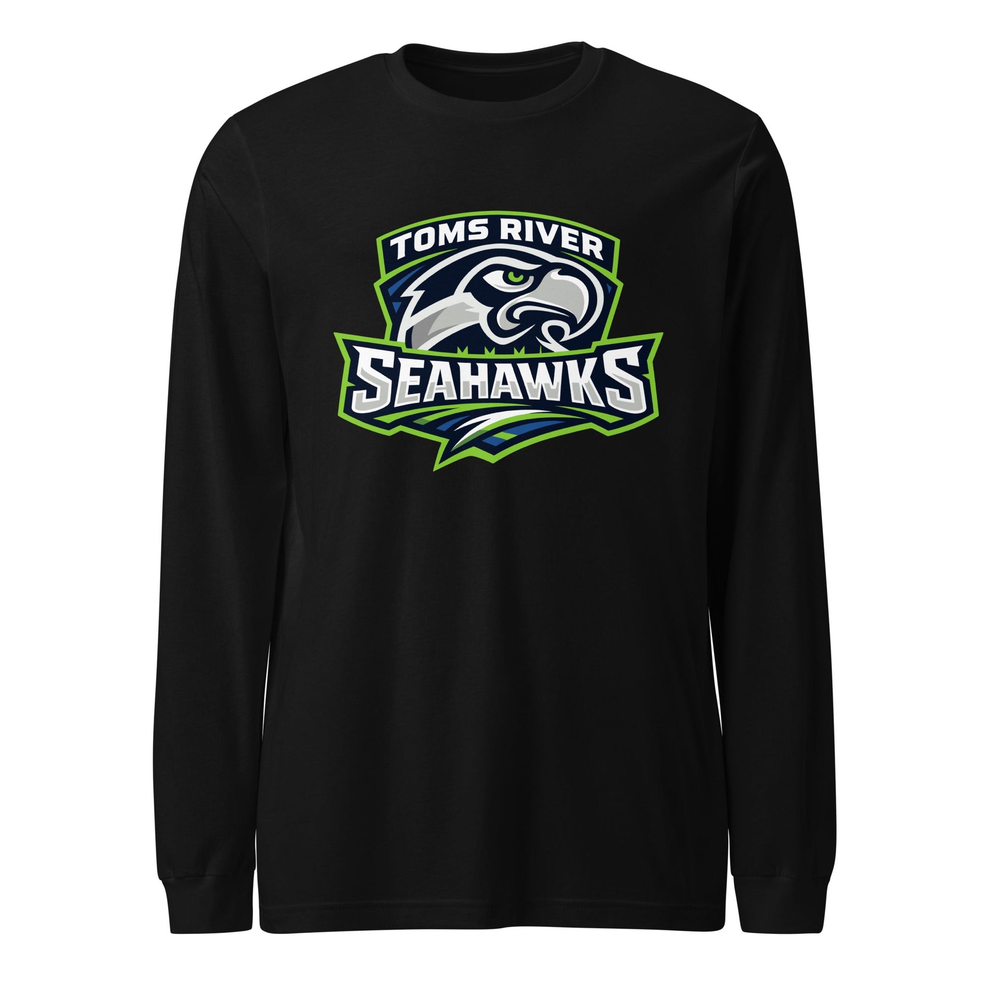 Performance | Long Sleeve Tee | Toms River Seahawks | Mascot Script Logo