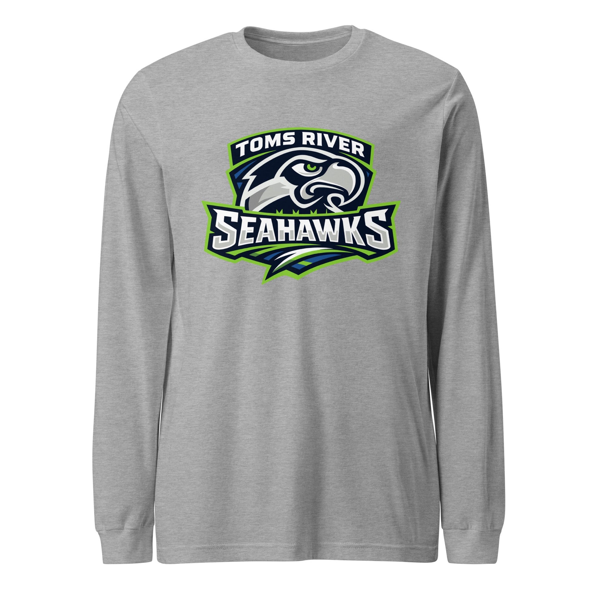 Performance | Long Sleeve Tee | Toms River Seahawks | Mascot Script Logo