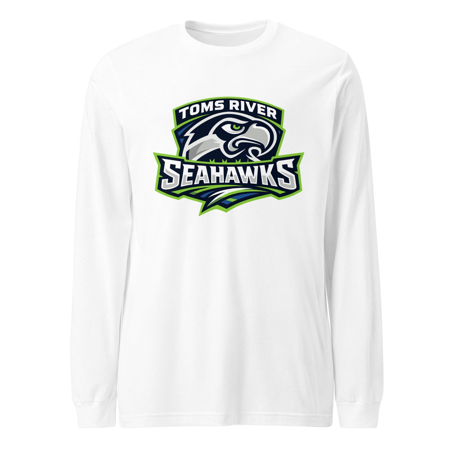 Performance | Long Sleeve Tee | Toms River Seahawks | Mascot Script Logo