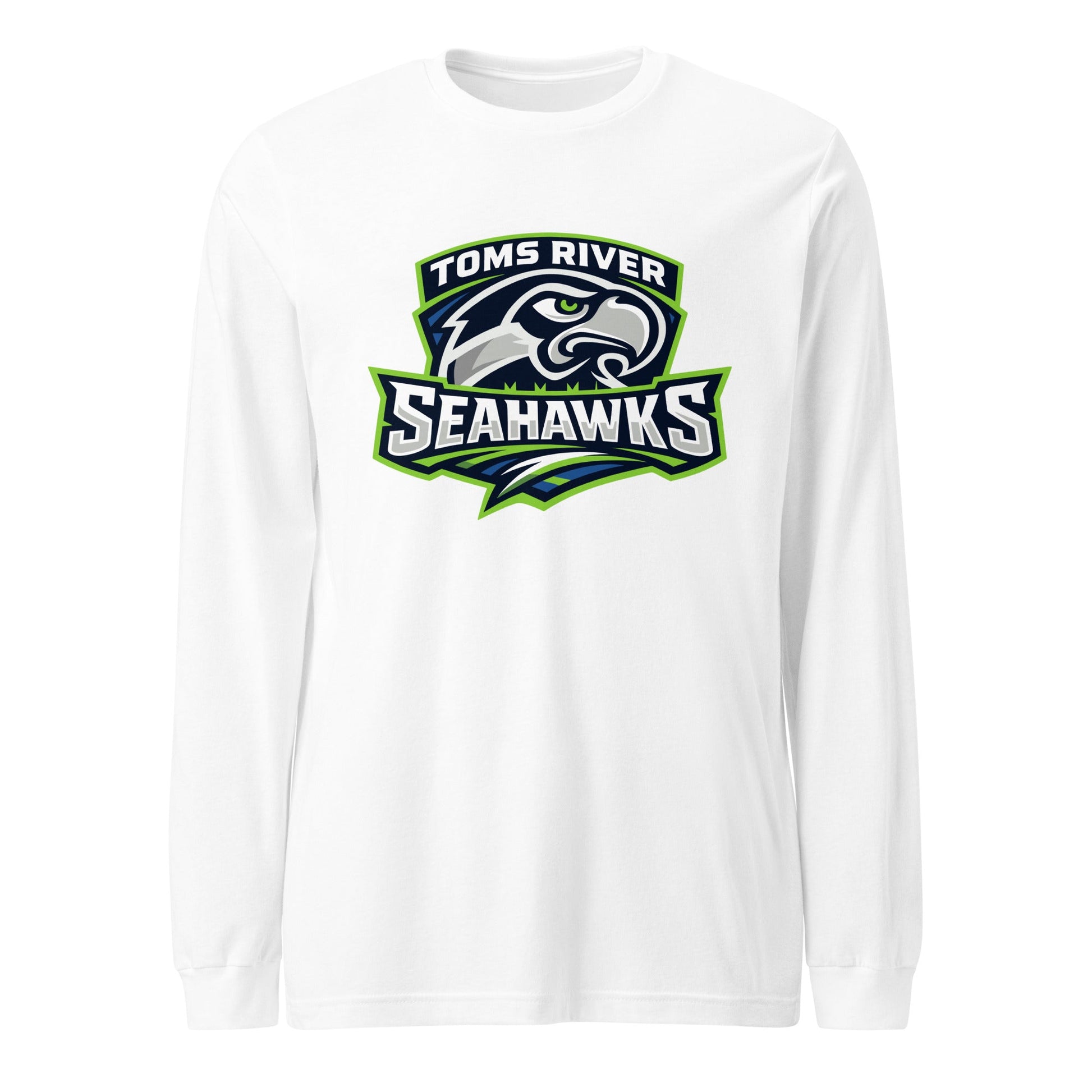 Performance | Long Sleeve Tee | Toms River Seahawks | Mascot Script Logo