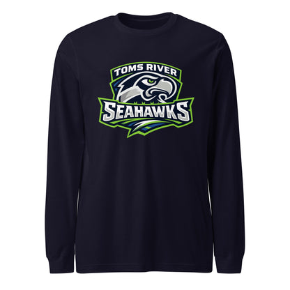Performance | Long Sleeve Tee | Toms River Seahawks | Mascot Script Logo