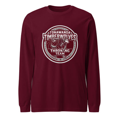 Performance | Long Sleeve Tee | Tonawanda High School Track and Field | Throwing Team Logo
