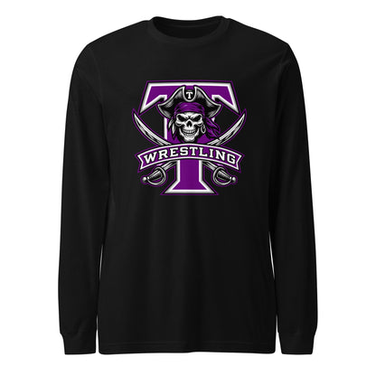 Performance | Long Sleeve Tee | Tottenville wrestling club | Emblem Logo