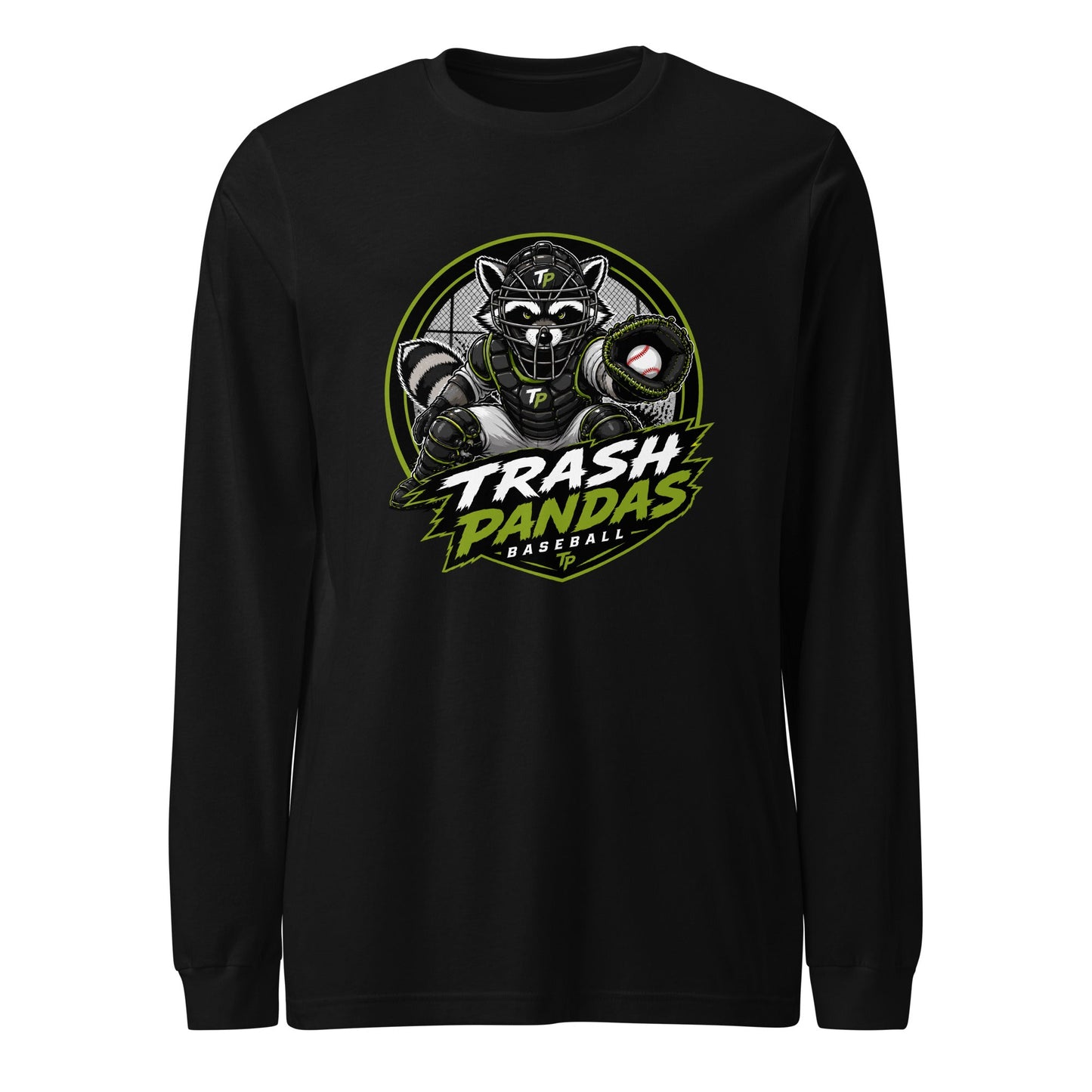 Performance | Long Sleeve Tee | Trash Pandas Baseball Organization | Athletics Logo