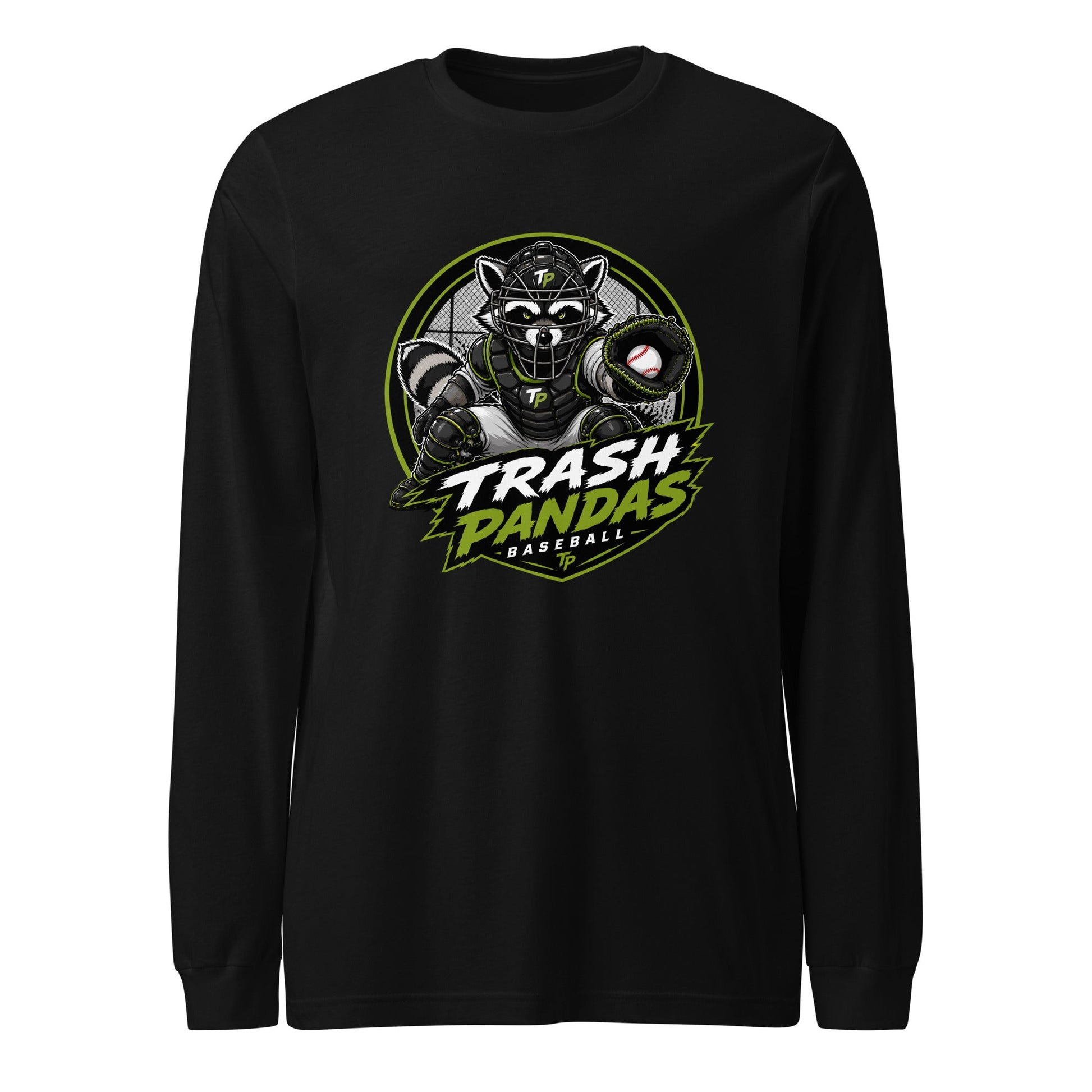 Performance | Long Sleeve Tee | Trash Pandas Baseball Organization | Athletics Logo