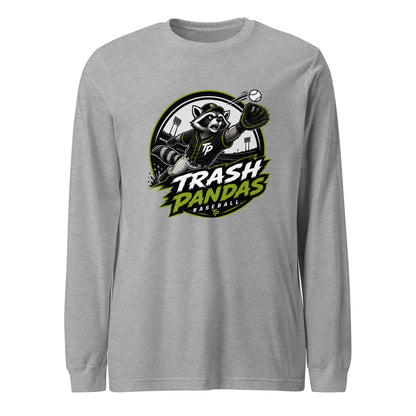 Performance | Long Sleeve Tee | Trash Pandas Baseball Organization | Emblem Logo