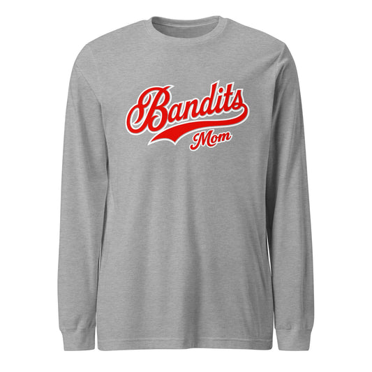 Performance | Long Sleeve Tee | Tri - City Baseball | Bandits Mom Logo