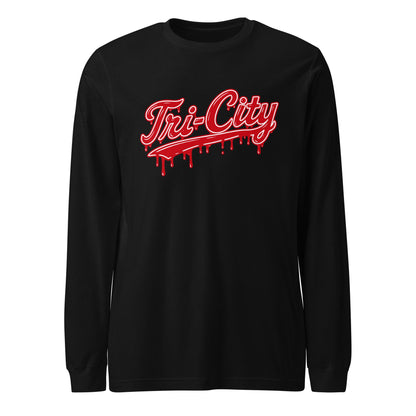 Performance | Long Sleeve Tee | Tri - City Baseball | Mark Logo