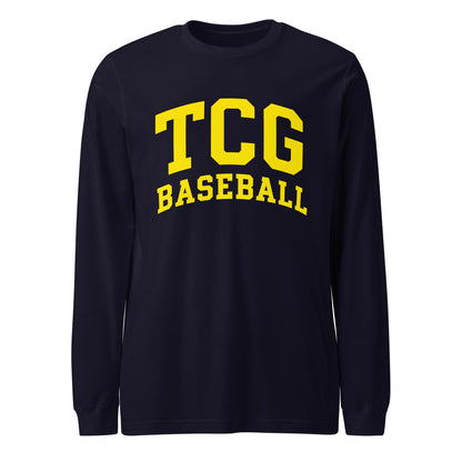 Performance | Long Sleeve Tee | Tri-County Ghosts | TCG Crest Alt Logo