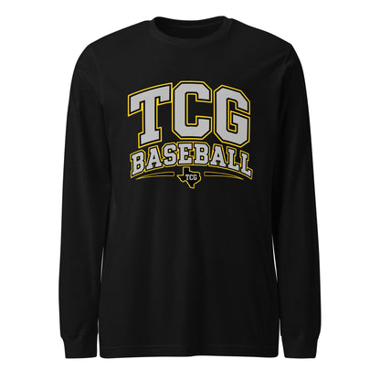 Performance | Long Sleeve Tee | Tri-County Ghosts | TCG Crest Logo