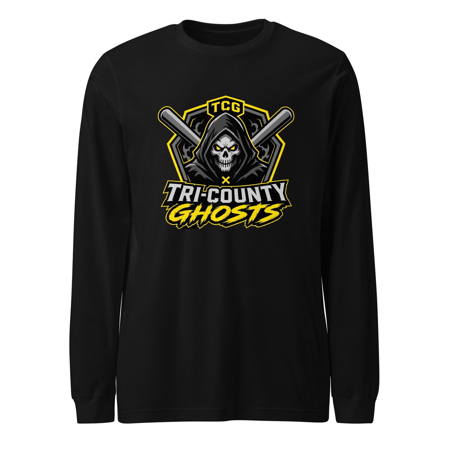 Performance | Long Sleeve Tee | Tri-County Ghosts | Vanguard Ghosts Logo