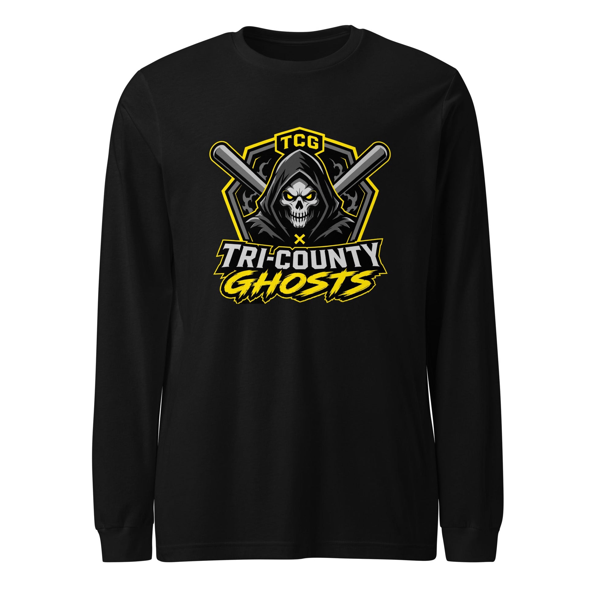 Performance | Long Sleeve Tee | Tri-County Ghosts | Vanguard Ghosts Logo