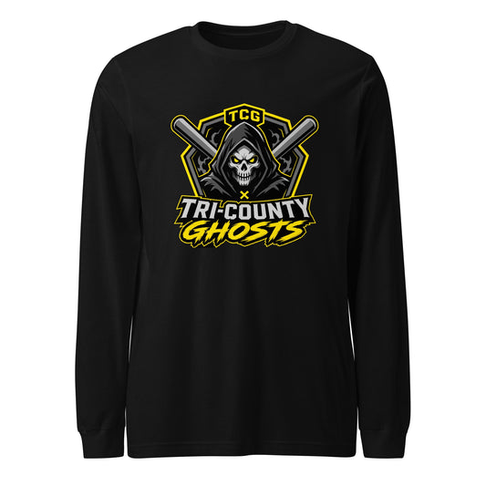 Performance | Long Sleeve Tee | Tri-County Ghosts | Vanguard Ghosts Logo