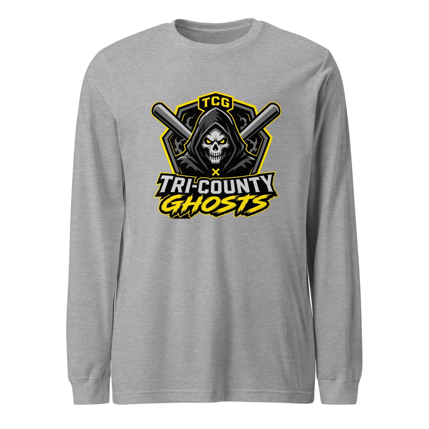 Performance | Long Sleeve Tee | Tri-County Ghosts | Vanguard Ghosts Logo