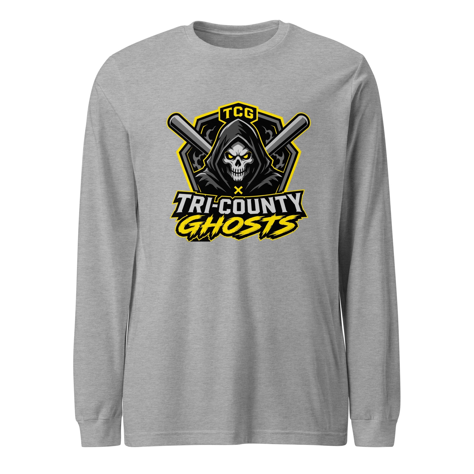 Performance | Long Sleeve Tee | Tri-County Ghosts | Vanguard Ghosts Logo