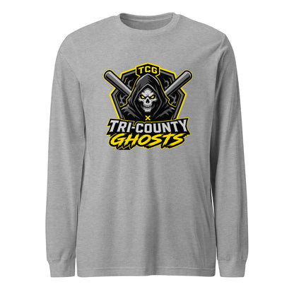 Performance | Long Sleeve Tee | Tri-County Ghosts | Vanguard Ghosts Logo