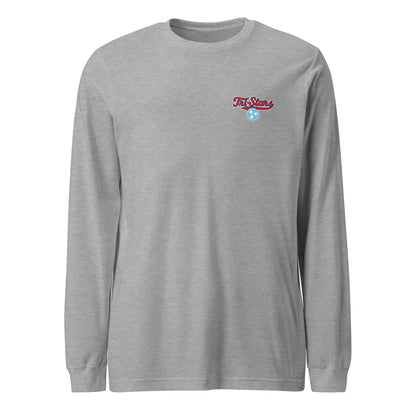 Performance | Long Sleeve Tee | Tri - Stars | 3 Stars Light Logo