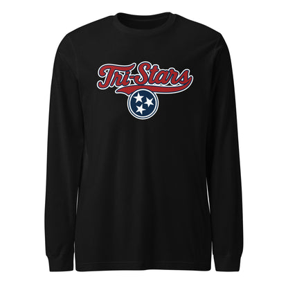 Performance | Long Sleeve Tee | Tri - Stars | 3 Stars Logo