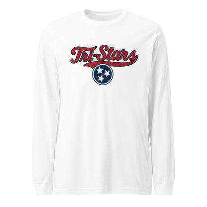Performance | Long Sleeve Tee | Tri - Stars | 3 Stars Logo