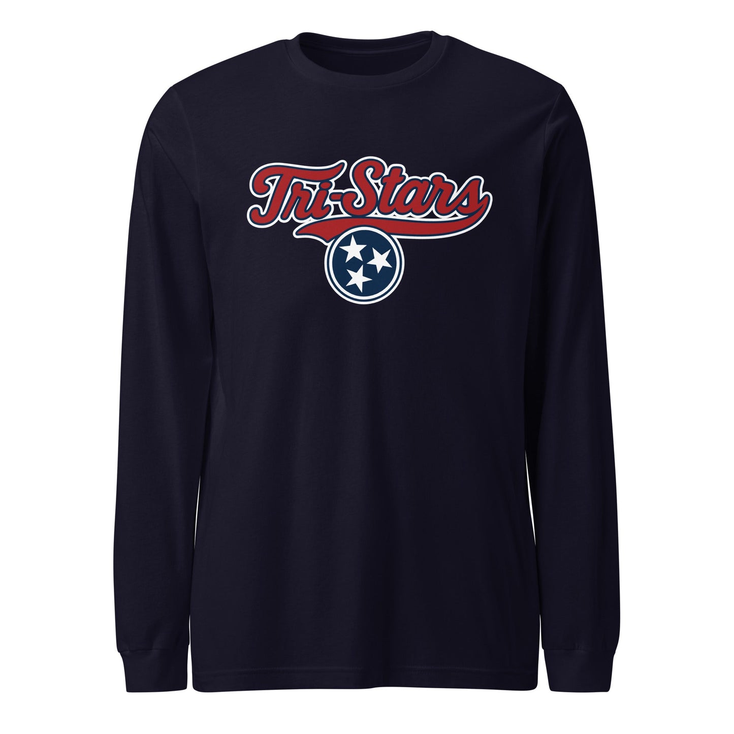 Performance | Long Sleeve Tee | Tri - Stars | 3 Stars Logo
