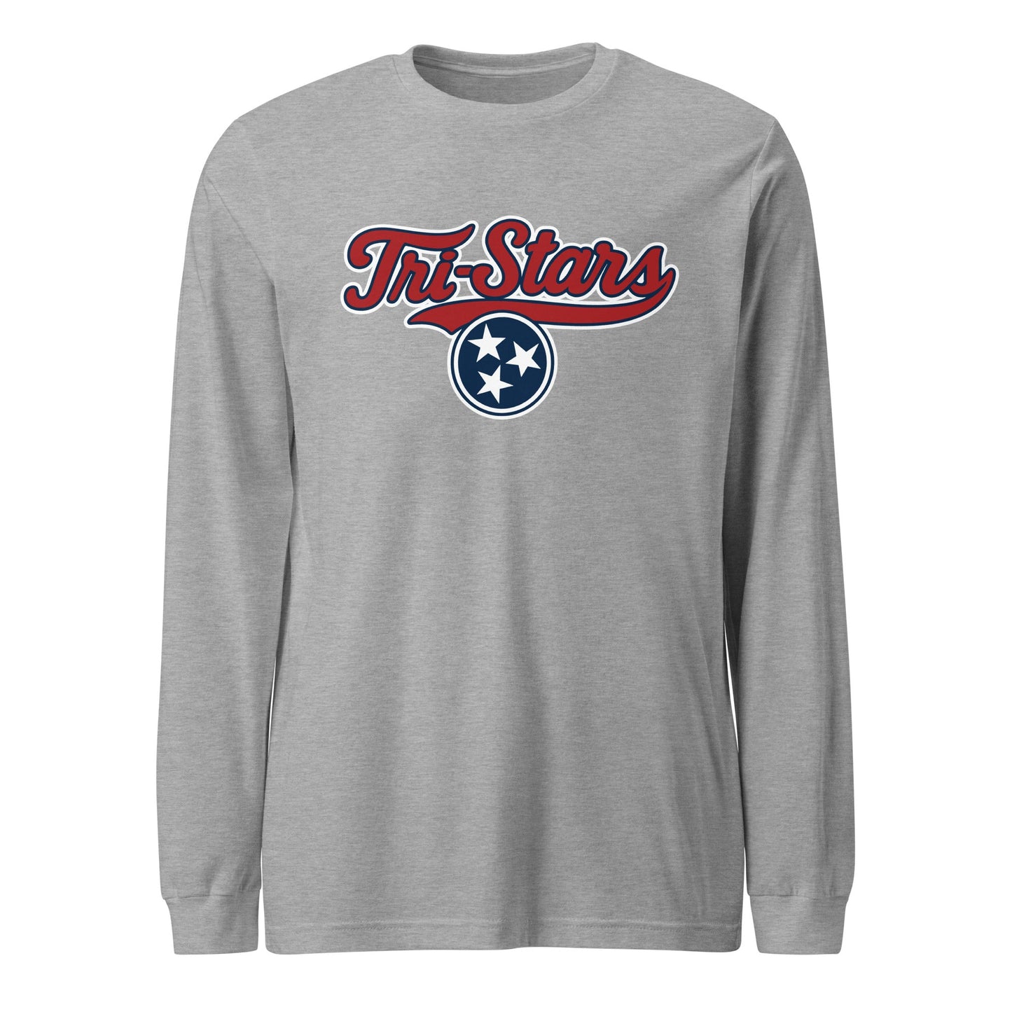 Performance | Long Sleeve Tee | Tri - Stars | 3 Stars Logo