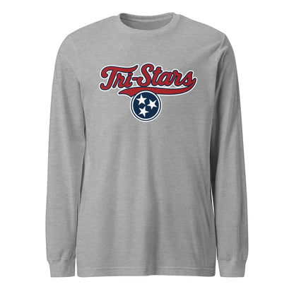 Performance | Long Sleeve Tee | Tri - Stars | 3 Stars Logo
