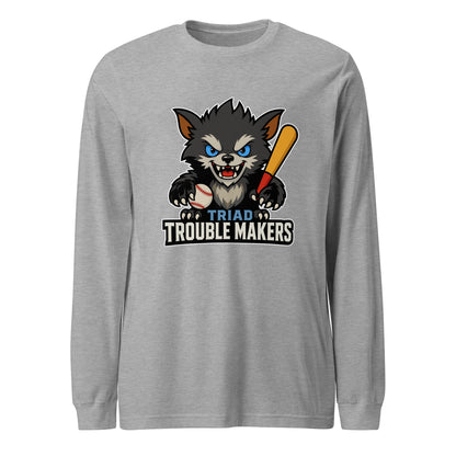 Performance | Long Sleeve Tee | Triad Troublemakers | Mascot Logo