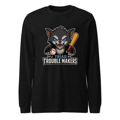 Performance | Long Sleeve Tee | Triad Troublemakers | Mascot Logo