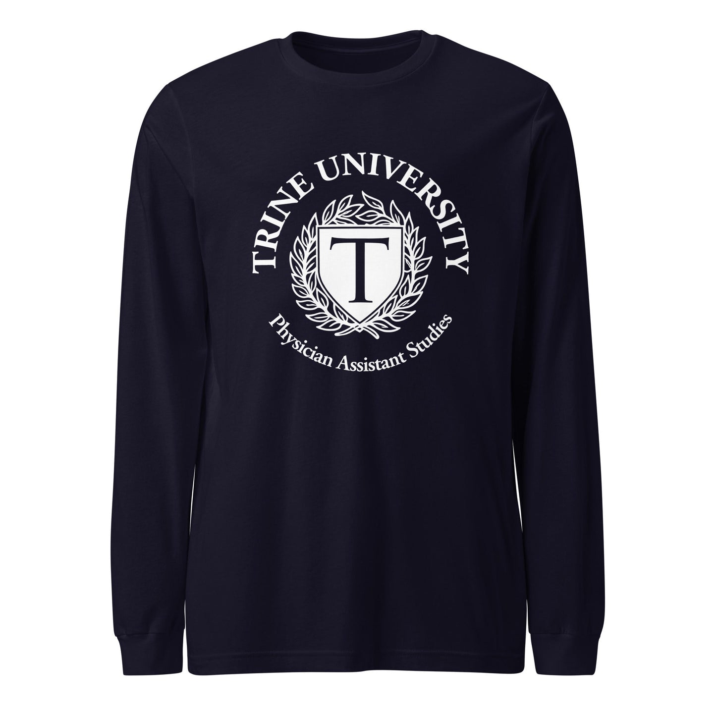 Performance | Long Sleeve Tee | Trine PA program | Emblem Logo