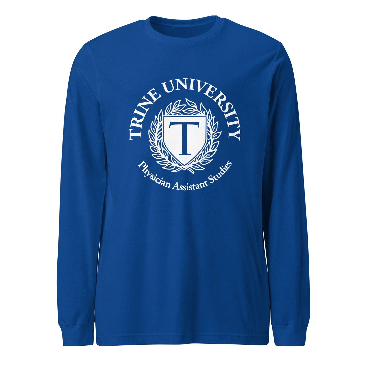 Performance | Long Sleeve Tee | Trine PA program | Emblem Logo