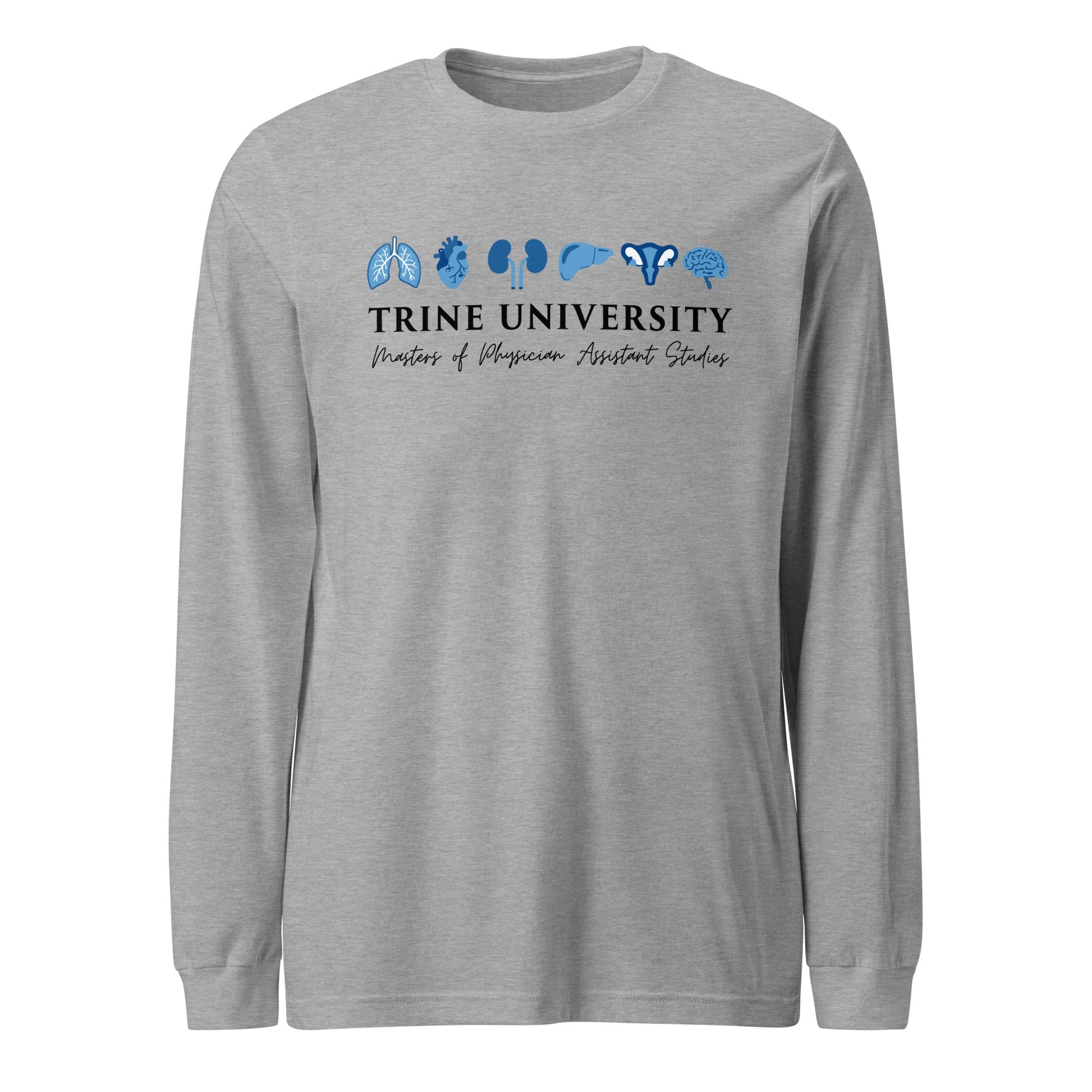 Performance | Long Sleeve Tee | Trine PA program | Modern Script Logo