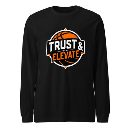 Performance | Long Sleeve Tee | Trust & Elevate | Athletic Logo