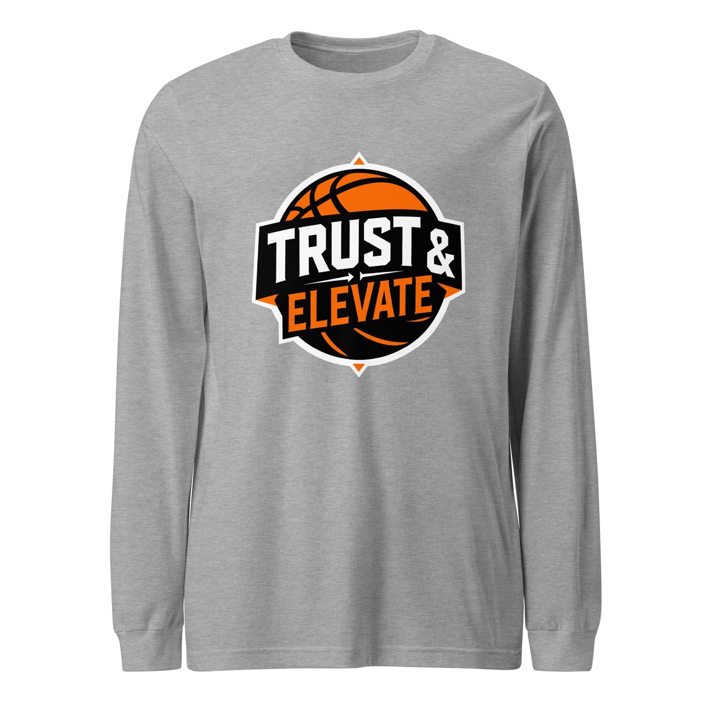 Performance | Long Sleeve Tee | Trust & Elevate | Athletic Logo