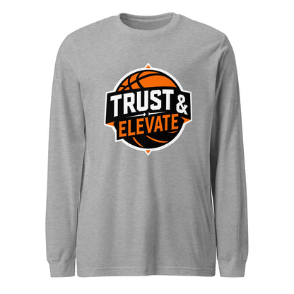 Performance | Long Sleeve Tee | Trust & Elevate | Athletic Logo