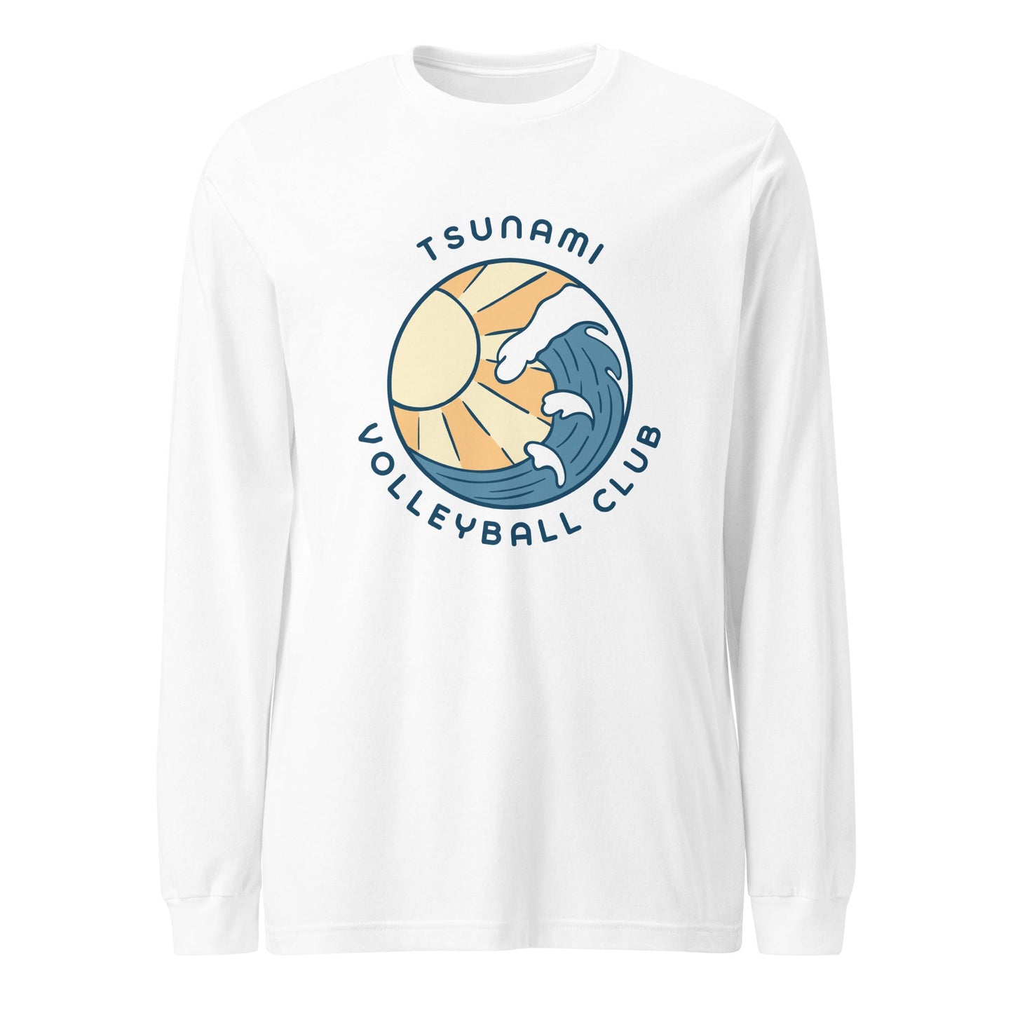 Performance | Long Sleeve Tee | Tsunami Volleyball Club | Emblem Logo