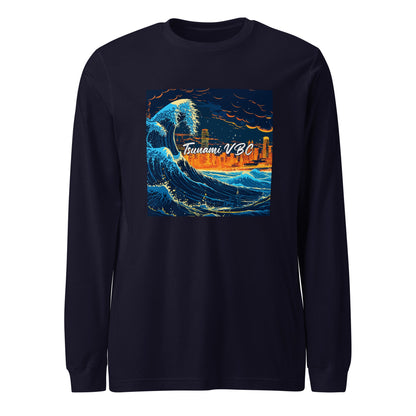 Performance | Long Sleeve Tee | Tsunami Volleyball Club | Glow Tide Athletics Logo