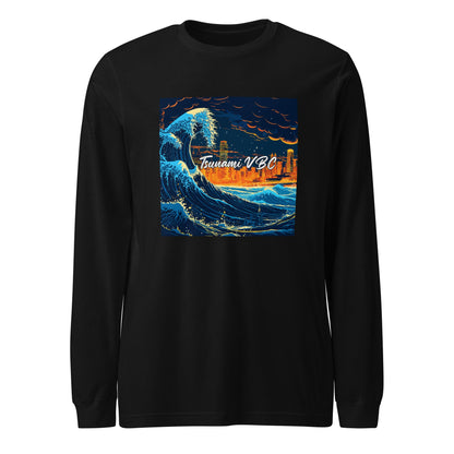 Performance | Long Sleeve Tee | Tsunami Volleyball Club | Glow Tide Athletics Logo