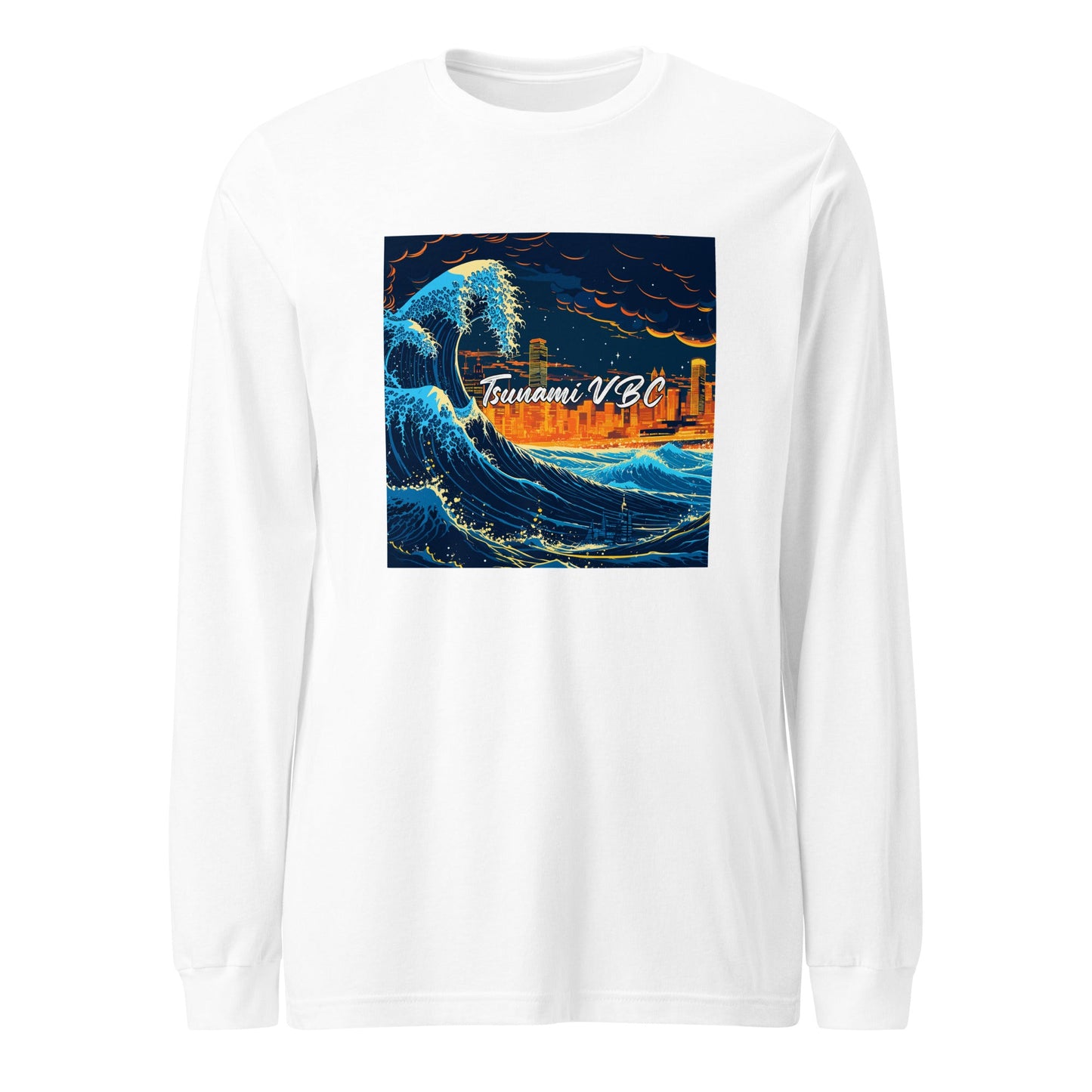 Performance | Long Sleeve Tee | Tsunami Volleyball Club | Glow Tide Athletics Logo