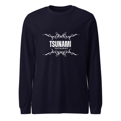 Performance | Long Sleeve Tee | Tsunami Volleyball Club | Modern Script Logo
