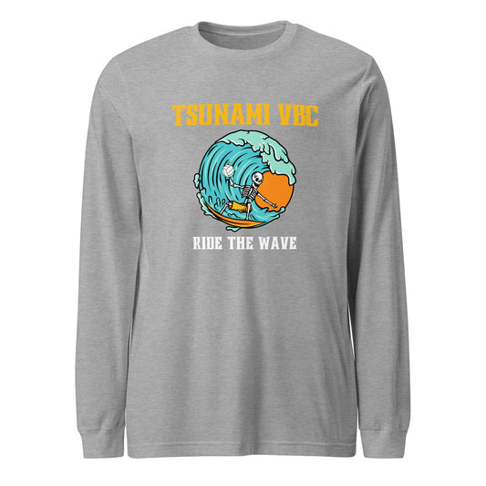 Performance | Long Sleeve Tee | Tsunami Volleyball Club | Surf Wave VBC Logo