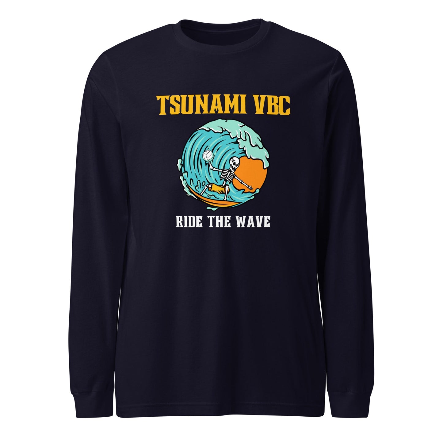 Performance | Long Sleeve Tee | Tsunami Volleyball Club | Surf Wave VBC Logo