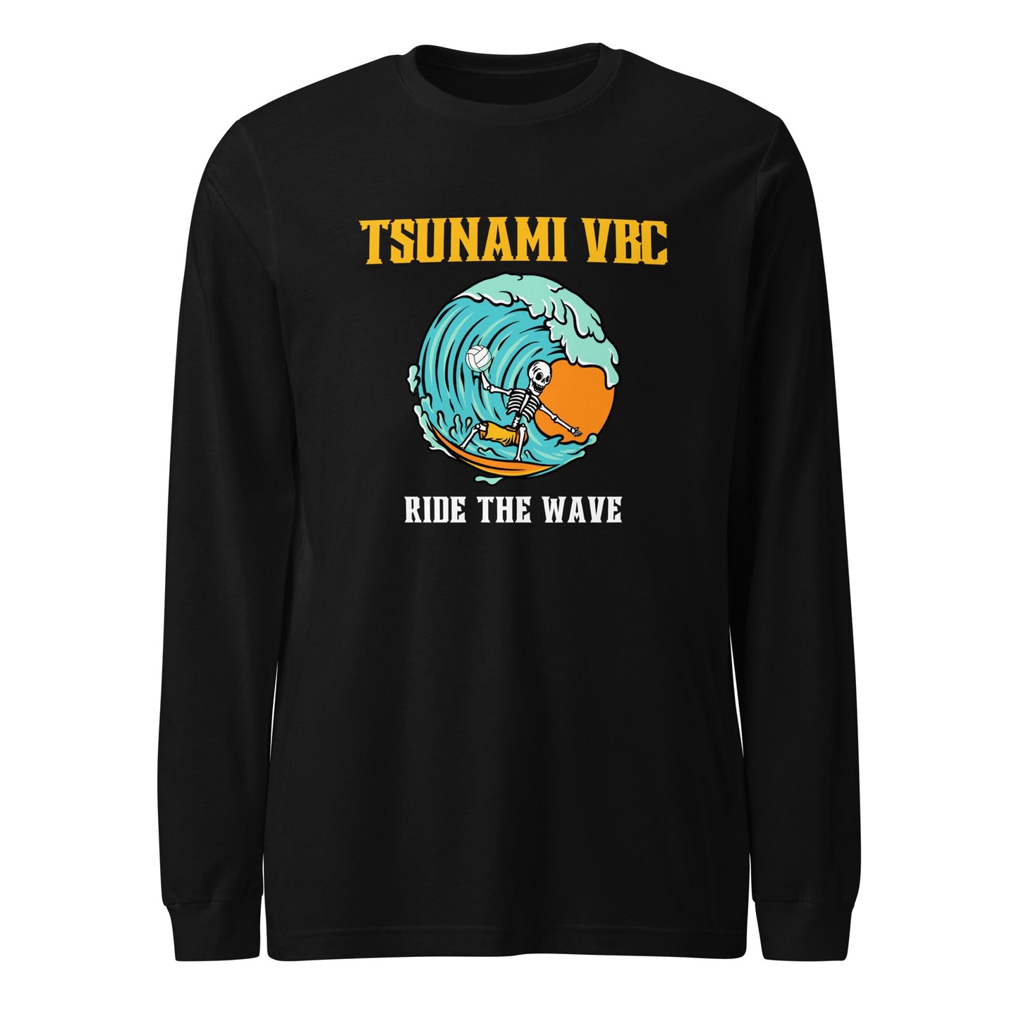 Performance | Long Sleeve Tee | Tsunami Volleyball Club | Surf Wave VBC Logo