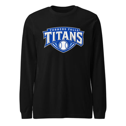 Performance | Long Sleeve Tee | Turners Falls Titans | Titan Crest Logo