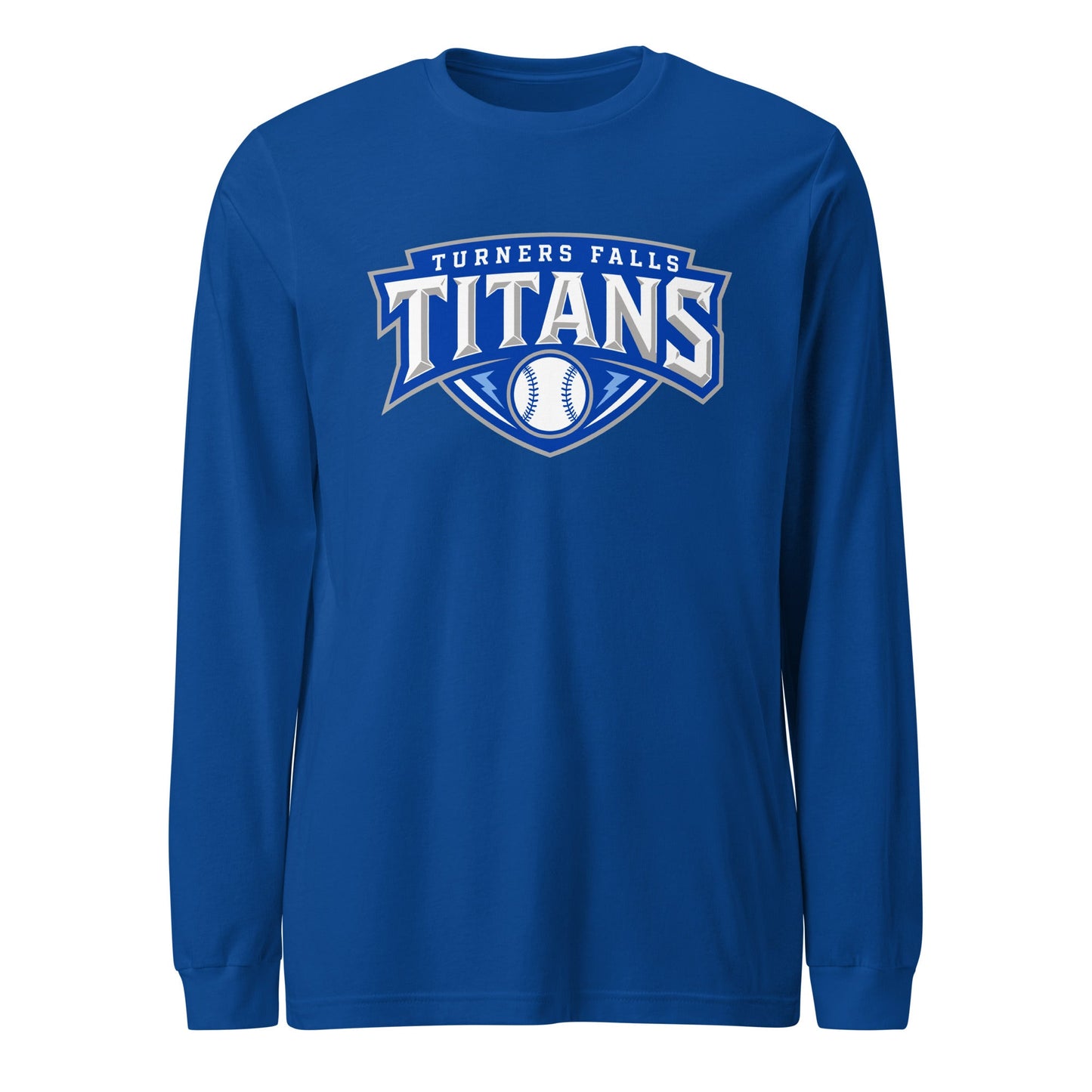 Performance | Long Sleeve Tee | Turners Falls Titans | Titan Crest Logo